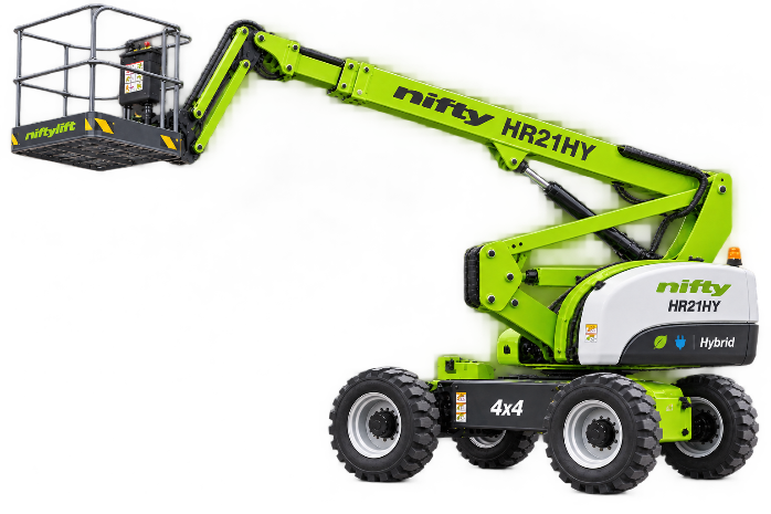 NIFTY HR21HY (Diesel Boom Lift + Battery Boom Lift)