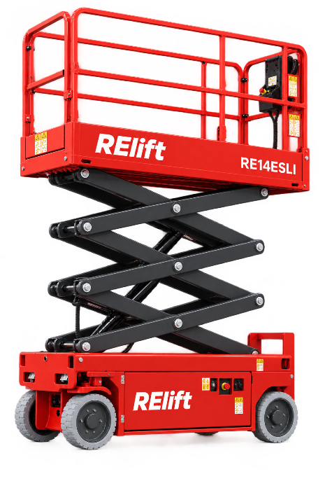 RELIFT RE14ESLI (14M ELECTRIC SCISSOR LIFT) (LITHIUM)